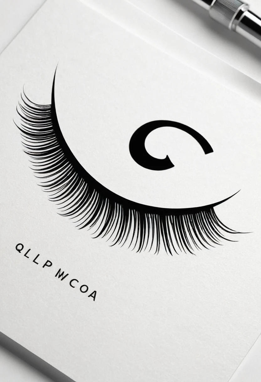 I need a unique and creative logo for my brand. This logo should combine the stylized letters "Q" and "L" and incorporate the image of an eyelash to create an elegant and impressive design. Below are some specific requirements:

Style:

The logo should have a modern, sophisticated style with high aesthetic value. Ensure harmony between the text and image elements.
Letters:

The letters "Q" and "L" should be creatively designed, potentially using soft, flowing lines to create a connection between them.
The letters should be easily recognizable and clear while blending naturally with the eyelash image.
Eyelash:

The image of the eyelash should be integrated naturally with the letters, possibly using the curve of the eyelash to form part of the "Q" or "L".
The eyelash should be detailed and delicate, reflecting softness and elegance.
Colors:

Use elegant and subtle tones such as black, gray, or nude. You can add a touch of accent color if necessary to create highlights.
Application:

The logo should be versatile and easy to use across various platforms such as websites, product packaging, business cards, and promotional materials.
Inspiration:

You may refer to the logo design styles of high-end cosmetics or fashion brands for additional ideas.
Objective:
Create a logo that is not only visually appealing but also conveys the uniqueness and sophistication of the brand, while being easily recognizable and leaving a strong impression on customers.