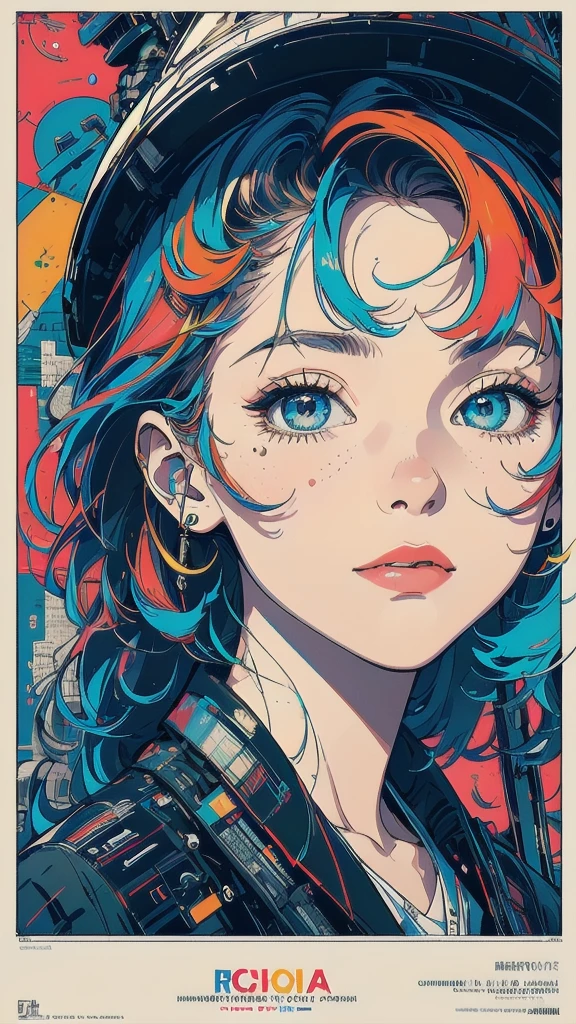 (((masterpiece, highest quality))),(((solo:1.2))),(((1girl:1.2))),32k wallpaper, very detailed, poster, vintage science fiction,(((((geometric cinematic movie poster))))), (bauhaus), shape,(((abstract))),(mid century modern),movie poster,(((((portfolio))))),(((((Close-up))))),(((((bust up))))),((((more various angle)))),(((highlight))),Vast landscape,((((heterochromia)))),(((complete. detailed face))),(((Extremely talented))),(((most complecated machine))),((Overall colorfully))(((text))),(((typography))),(((sentence))),(((Label))),(detailed movie poster),(((((most complicated machine))))),(((genius mechanic))),
