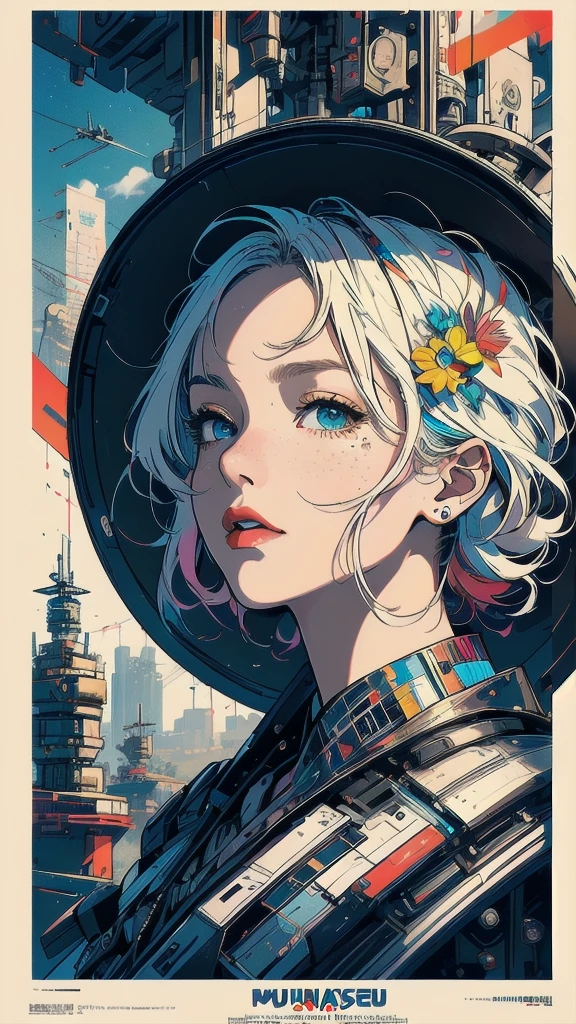 (((masterpiece, highest quality))),(((solo:1.2))),(((1girl:1.2))),32k wallpaper, very detailed, poster, vintage science fiction,(((((geometric cinematic movie poster))))), (bauhaus), shape,(((abstract))),(mid century modern),movie poster,(((((portfolio))))),(((((Close-up))))),(((((bust up))))),((((more various angle)))),(((highlight))),Vast landscape,((((heterochromia)))),(((complete. detailed face))),(((Extremely talented))),(((most complecated machine))),((Overall colorfully))(((text))),(((typography))),(((sentence))),(((Label))),(detailed movie poster),(((((most complicated machine))))),(((genius mechanic))),