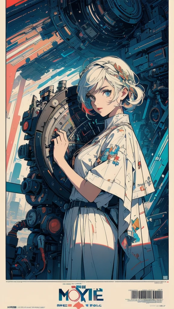 (((masterpiece, highest quality))),(((solo:1.2))),(((1girl:1.2))),32k wallpaper, very detailed, poster, vintage science fiction,(((((geometric cinematic movie poster))))), (bauhaus), shape,(((abstract))),(mid century modern),movie poster,(((((portfolio))))),(((((Close-up))))),(((((bust up))))),((((more various angle)))),(((highlight))),Vast landscape,((((heterochromia)))),(((complete. detailed face))),(((Extremely talented))),(((most complecated machine))),((Overall colorfully))(((text))),(((typography))),(((sentence))),(((Label))),(detailed movie poster),(((((most complicated machine))))),(((genius mechanic))),