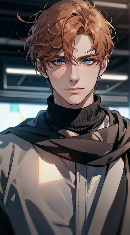 (best quality,4k,8k,highres,masterpiece:1.2),ultra-detailed,(realistic,photorealistic,photo-realistic:1.37),1 man,31 years old,mature man,very handsome,without expression,smile,short grey b
Orange hair,blue eyes,penetrating gaze,perfect face without errors,imposing posture,businessman,office background,cinematic lighting,hdr image