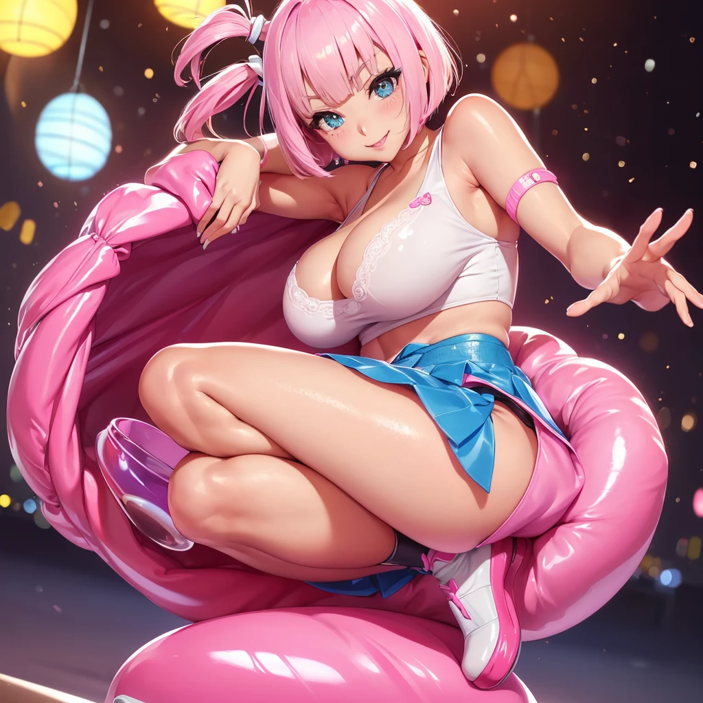 Angelique A very beautiful and cute girl, 緻密でbeautiful目, beautiful二重まぶた, (Big eyes:1.3),(((super short crisp bangs))), (((超Short Bobヘア))),Browsing Caution、beautifulカンフーアイドル、(((Neon Hot Pinkリップグロス)))、優しいsmile、Shiny非常に大きなネックレス(Neon Fuchsia)、Bare middle chest、ShinyShinylatexタイトミニスカート(Neon Pink)、Conceptual Art, high quality, Realistic, Very detailed CG 統合 8k 壁紙, Very detailed, High resolutionの生のカラー写真, Professional photography, Realistic portrait, Cinematic Light, beautiful, Very detailedな, Advanced Details, (((Bokeh))), Written boundary depth,Sharp focus, beautiful詳細な顔と目, Droopy eyes,break (Skirts are available in only one color:スーパーNeon Pink) , Small Nose, Small Mouth, 歯が見える幸せなsmile, Are standing, beautiful feet, (最high quality:1.2), RAW Photos, High resolution, Perfect detail, Professional photography, Professional Lighting, Powerful body light,Outdoor,beautiful feet,魅惑的なsmile,latex,Please put your feet up,Huge breasts,Disproportionate breasts、Japanese Goddess, Shiny肌,ゴージャスなJapaneseモデル,Shiny,Shiny,slimy,(Shinyサイハイブーツ:1.2),Inner quilt,smile 、M-shaped legs, Angry expression, Bad mood,, Knee-high boots, Long Tongue,beautiful girl 、Porn video cover,(Vulgar),Tanned 14 year old black gal is perfect for a group sex friend, Group shot,((very Short Bob))、(((super short bangs)))、 Butt 、erotic、(Short Bob)、((Very short[)、((Bowl Cut))、beautiful woman、Japanese、Korean Model、((super Short Bob))、(bangs)、Female Idols、Sleeping in bed、Shiny非常に大きなイヤリング(Neon Hot Pink)、Shiny非常に大きなネックレス(Neon Hot Pink)、((ShinyShinylatexロング手袋(Neon Hot Pink)))、((ShinyShinylatexのタイトなチョーカー(Neon Hot Pink)))、((ShinyShinylatexのタイトなストラップレストップ(Neon Hot Pink)))、((ShinyShinylatexタイトミニスカート(Neon Hot Pink)))、Conceptual Art, high quality, Realistic, Very detailed CG 統合 8k 壁紙, Very detailed, High resolutionの生のカラー写真, Professional photography, Realistic portrait, Cinematic Light, beautiful, Very detailedな, Advanced Details, (((Bokeh))), Written boundary depth、smug with a seductive smile