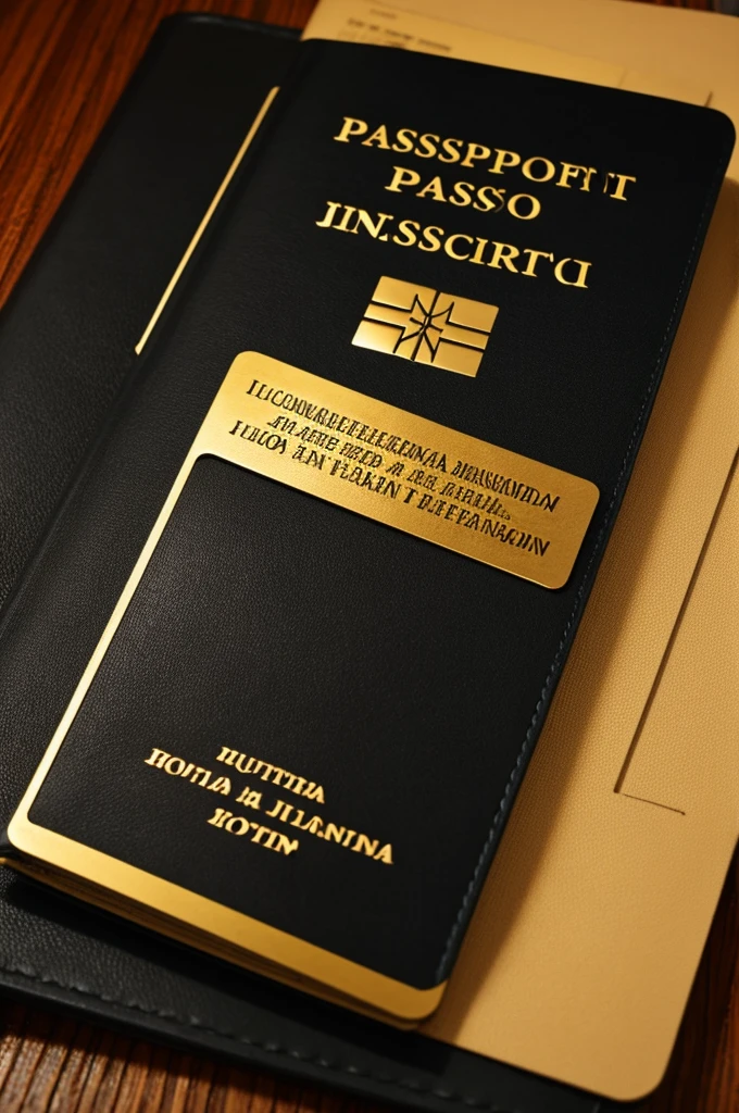 Black hand with passport to Finland with the name of: Edier Julián Montaño riascos. at the hotel "omena hotel" which is left in Finland.
