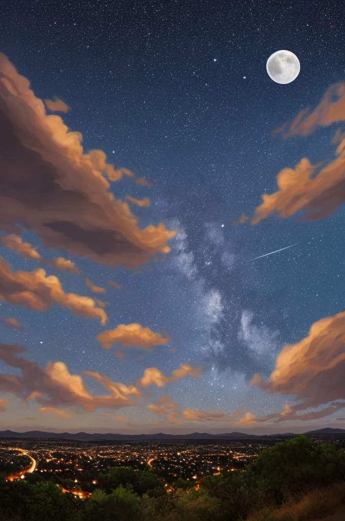 a dark night sky with stars and clouds and a full moon, bright moonlight and stars, starry-night!!!!!!!!!!!!!!!!!!!!, moon and stars, the moon and stars, ✨🕌🌙, stars glistening in the night, dark and stars in the background, moonlit night sky, beautiful night sky, dreamy night, starry sky, ☁🌪🌙👩🏾