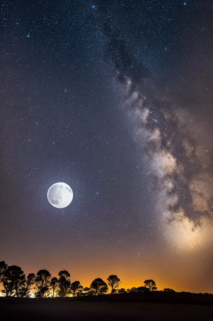 a dark night sky with stars and clouds and a full moon, bright moonlight and stars, starry-night!!!!!!!!!!!!!!!!!!!!, moon and stars, the moon and stars, ✨🕌🌙, stars glistening in the night, dark and stars in the background, moonlit night sky, beautiful night sky, dreamy night, starry sky, ☁🌪🌙👩🏾