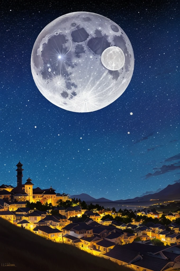 a dark night sky with stars and clouds and a full moon, bright moonlight and stars, starry-night!!!!!!!!!!!!!!!!!!!!, moon and stars, the moon and stars, ✨🕌🌙, stars glistening in the night, dark and stars in the background, moonlit night sky, beautiful night sky, dreamy night, starry sky, ☁🌪🌙👩🏾
