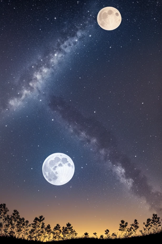 a dark night sky with stars and clouds and a full moon, bright moonlight and stars, starry-night!!!!!!!!!!!!!!!!!!!!, moon and stars, the moon and stars, ✨🕌🌙, stars glistening in the night, dark and stars in the background, moonlit night sky, beautiful night sky, dreamy night, starry sky, ☁🌪🌙👩🏾