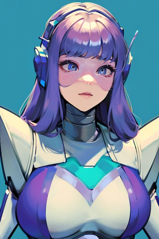 empty eyes,robotized woman,robot transformation ,big bust,Robot Joint