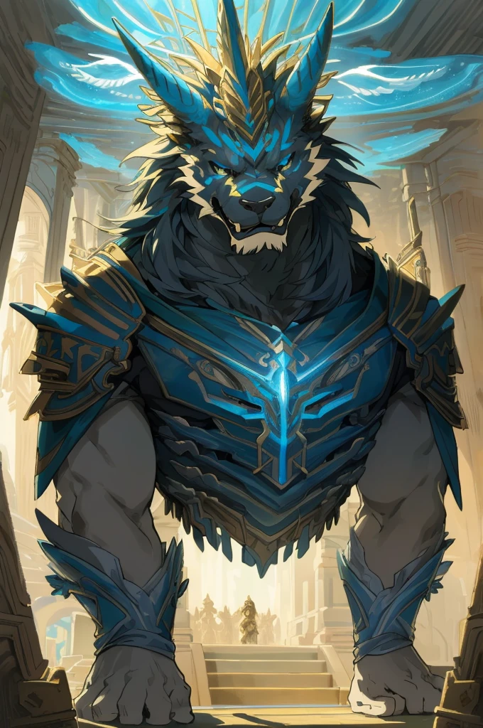 ((masterpiece)), (Extremely detailed), (best quality), Detailed background, (The style of the Ark of Tomorrow), (Concept Art, Role List),absurd(Very detailed and beautiful face and eyes)Perfect anatomical structure(Angelic handsome boy, Beast field, )(Furry personification),
