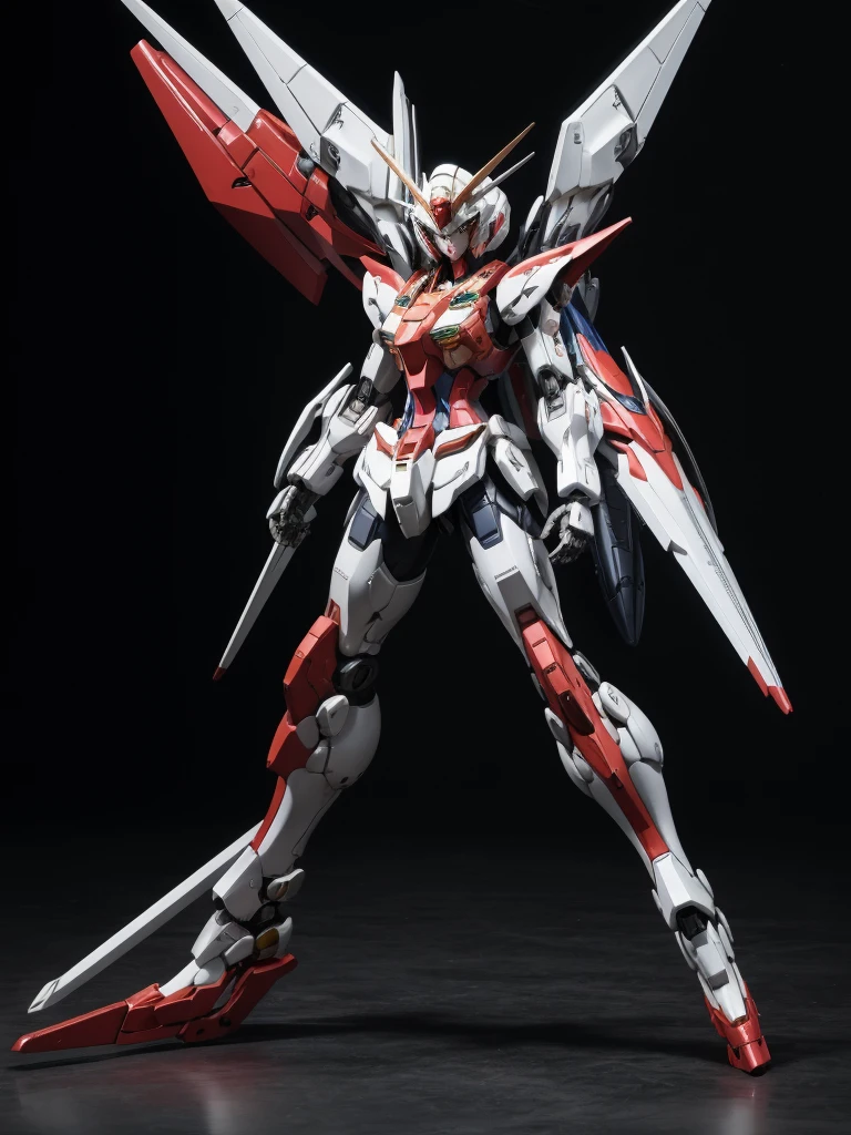 Textured skin, Super Detail, high details, High quality, Best Quality, hight resolution, 1080p, Gorgeous beauty、Girl with Beautiful Mecha Body、(Gundam) Girl with robot body