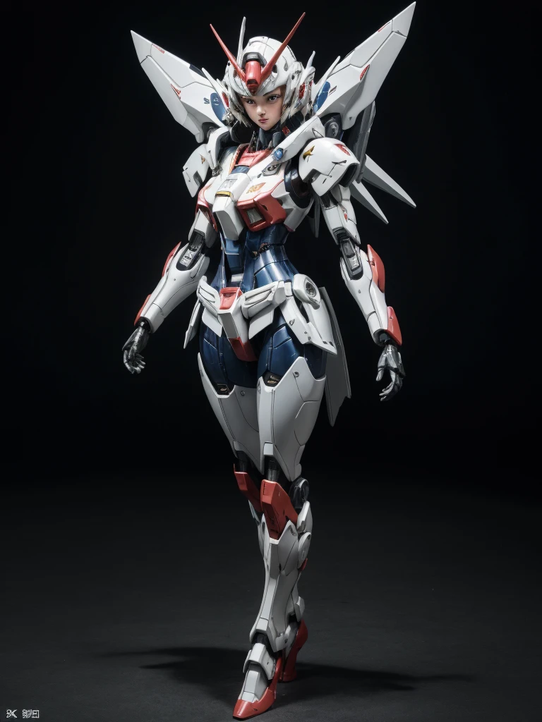 Textured skin, Super Detail, high details, High quality, Best Quality, hight resolution, 1080p, Gorgeous beauty、Girl with Beautiful Mecha Body、(Gundam) Girl with robot body