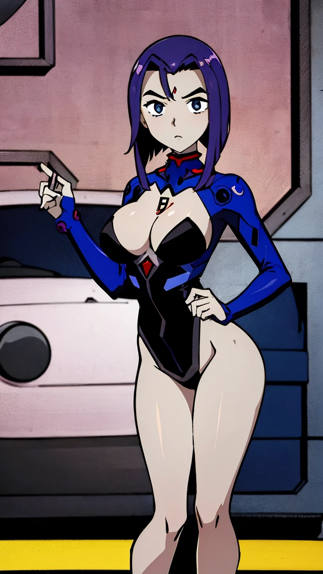 Masterpiece、Mesa、big breasts、Latex bodysuit、plug-in suit(neon genesis evangelion)、high heels、Beautiful art、high resolution、visual arts、、pretty eyes、of the highest quality、最high resolution、8K Illustration