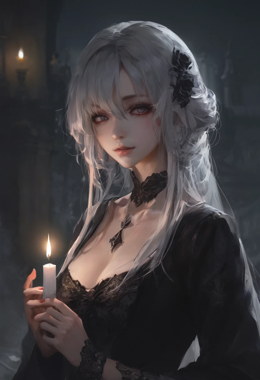 （masterpiece，Highest quality）， solo，A white-haired woman is holding a candle，アニメのskullの女性の肖像,Beautiful Necromancer girl，Beautiful girl necromancer，，Smokey, Flowing white hair，厳しいeye，青白いskin，Black eyeshadow，黒いBloodと涙，Two fangs exposed，Gothic Girl Anime Characters，Beautiful Necromancer，gothic fantasy art，Dark fantasy風アート, White-haired God,Retrato de um Female Necromancer，Female Necromancer，Goddess of Death，Dark atmosphere lighting，The light shines，Mysteriouagic，Edge Light,,Swarms of Dark Monsterultiple skulls on the ground、周囲に複数のzombie、死んだ腐ったBloodに飢えた邪悪なzombie, Girl Venom, 黒い共to be bornto be born物が付着している, One Girl, masterpiece, View your audience, Professional, green髪, Torn clothing, crazy, Yandere, Psychopathic, crazy expression, Licking lips, The pupils constrict, crazy smile, crazy eyes, Conceit, Gothic architecture, Big window behind the girl, Bloodまみれの, Evil look, Psychopathic, Torn clothes, Torn Costume, sexy, reveal, Combat Stance, Very detailed, Vibrant appearance, Creative Action, Very detailed, Imaginative, Sensual, Voluntary, All breasts, sexy, reveal, Highest quality, skinの質感, Intricate details, (Highest quality, masterpiece, 超High resolution), (8k w全てpaper, High resolution, High resolution, to be born), (credibility: 1.4), (whole bodyショット), One Girl, ((Anime Girls)),,(Bloodしぶき:1.6), ((Fantasy Witch Costume)), ((Flowing white hair)), ,(Bloodしぶき:1.6),Female curves, Large Breasts, Thick thighs, sexyな平らなお腹, 完璧なhand, 完璧なアニメのface, ((dark ****ta dress)), Are standing, ((邪悪な笑face)), ,(Bloodしぶき:1.6),Victorian cities, gaslight, Steam circulates, Moonlight Illumination, night lighting, A sky filled with stars and galaxies,(Bloodしぶき:1.6),アニメzombie魔女デザイン, ねじれた笑face、Bloodまみれの、頭からの出Blood、Bloodしぶき、,(Bloodしぶき:1.6),Crossbones, skull, Streetwear Design, Professionalテクター, Horror Style, Full Design, Huge breasts, Very detailed, Realistic, Dark fantasy, Gloomy atmosphere, Intricate details, crazyスマイル, 狂ったeye, Cute and stylish hair band,(masterpiece:1.2, Highest quality), Scary atmosphere、Distorted facial expressions、Horror Art、Bloodの雨、Bloodを流す、Bloodしぶき,(Bloodしぶき:1.6),悪魔のeye、greenいeye、scar、火scar、whole body、Torn hair of a woman dressed in slave clothing、（Long Hair）、（eyeにかかる長さの前髪）、Black Hair、（（（eyeの下のクマ）））、green白いskin、Feeling unwell、Pathological、邪悪な笑face、狂ったeye、（Grin）Dramatic makeup，Create mixed media art、,Horror 1 Girl, Open_mouth, , green_eye, Blood, Tilt_red_skin, Injury, Blood_In addition_face, Bandaged_arm, Blood_In addition_zombie, Blood_In addition_hand　, Open your eyelids wide, The trend is 全て, mouthを大きくOpen, mouthを開けて歯をむき出しにする,Sharp teeth like a beast, Wide lips, 非常に広いmouth, Vermilion cheeks, blonde, ,(Bloodしぶき:1.6),Princess Cut, Ribbon hair ornament, brooch, Otaku Room, Well-built body, Nice body, Ample breasts, Thick body,eyeを大きく開いて、Scary atmosphere、Distorted facial expressions、ねじれた笑face、Bloodまみれの、頭からの出Blood、Bloodしぶき、whole body、,(Bloodしぶき:1.6),Long Hair、Long bangs、Well-built,Broad shoulders,I focus,(face),Messy Hair,いeye,(光るeye),green信号,笑face,big