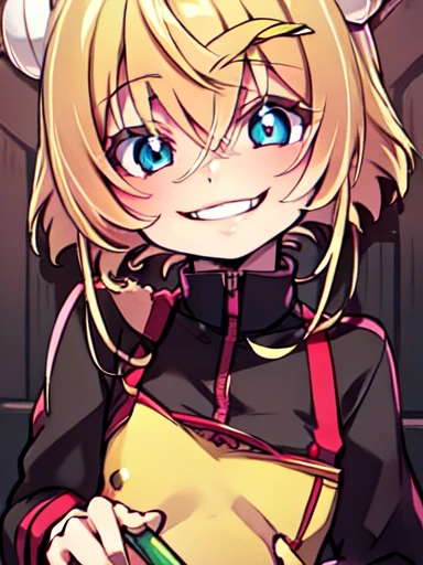 Degurechaff asked.。, Miital Uniform, Wicked Smile, Low length, Killer Eye, Psychopathic Eyes