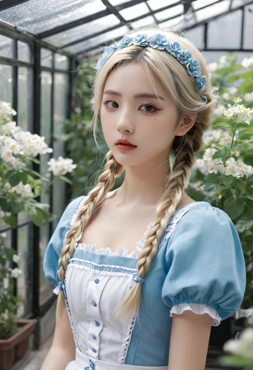 draw a young rich girl from Russia of the 15th century in a sundress with a braid, maybe a merchant’s daughter
Slavs, village, simple girl, ethnic motifs, blonde, long braid