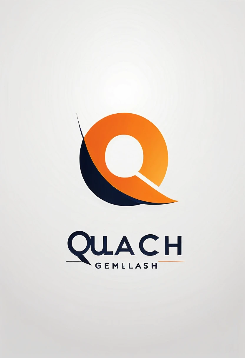 (flat style logo design) Style: Modern, elegant, sophisticated
Primary colors: orange,
Design requirements:
Combine the letter "Q" and the eyelash symbol harmoniously.
((The eyelash image must be smoothly and reasonably combined into the letter "Q".)), The letter "Q" must be soft and luxuriously stylized to match the eyelashes
The eyelash symbol should be creatively integrated into the letter "Q".
The rest of the "Quinlash" should use an elegant, readable font.
The logo should reflect the professionalism and sophistication of the beauty brand.
Consider adding shadow effects or gradients to create depth and emphasis.