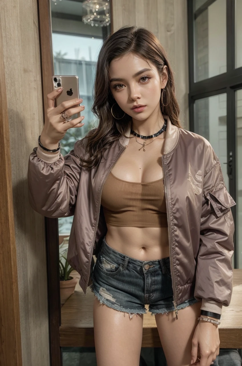 Change the outfit to black lingerie and the setting to a room with night time and the sexy character
