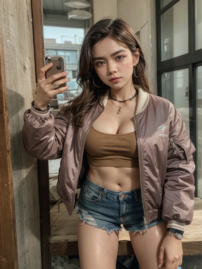 Completely remove the character's clothes and put her in black lingerie and set the scene in a room with night time and the sexy character.