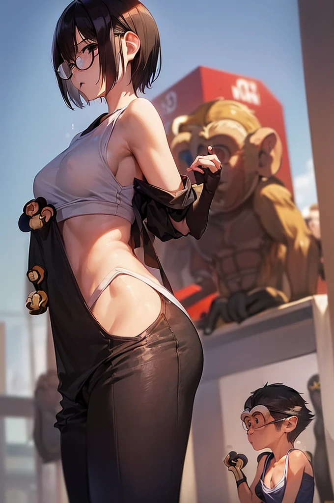 arm behind back