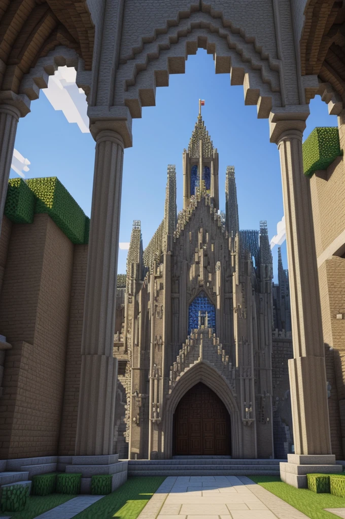 Create an image for a Minecraft server written MEDIEVALCRAFT