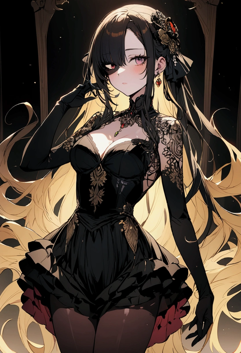 Dashed eye, girl,