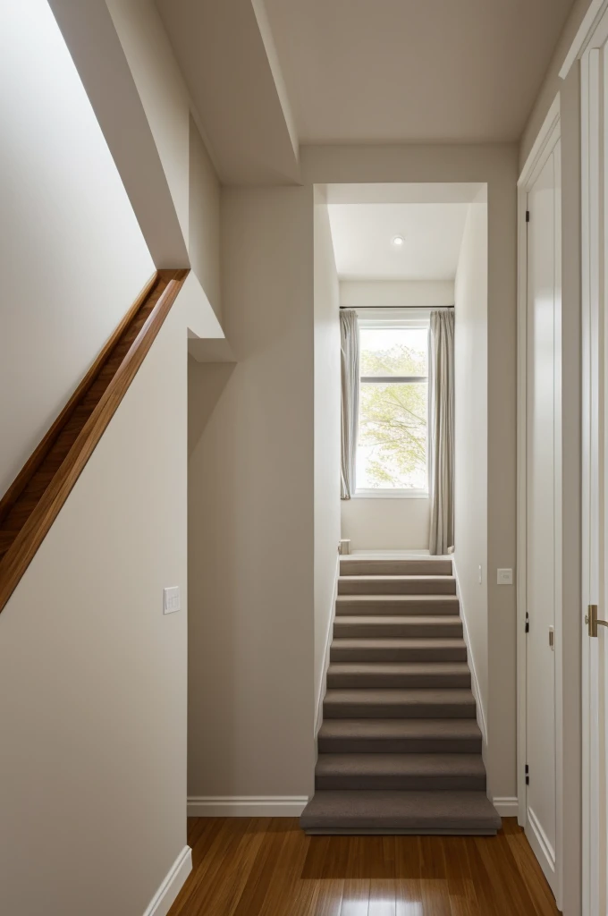A tall house with a bedroom upstairs