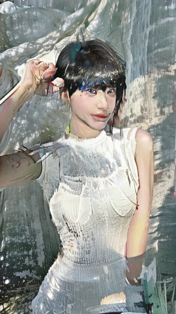 (Close up of:1.5),(facefocus:2),(???? ???styles:1.5), ((Lateral face:2)),(1女孩被soft_Light:1.5包围),(back lit:1.8),(The lighting),(Lace fabric:1.3),((Black silk pantyhose,Hip-wrapping miniskirt:1.5),(cat ear:1.3)), (nmasterpiece), make realistic, hdr, highly - detailed, 8K,sexly, OriginalPhoto, Ambient occlusion,naturey,Harmonious composition,warmtones,fine art photography