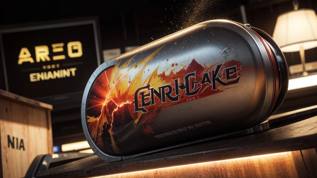 A can of alcoholic energy drink with the inscription REHAKE