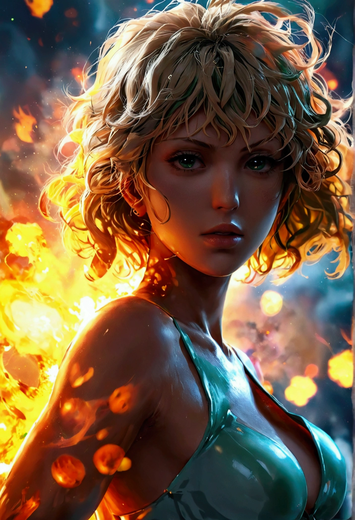 Make Tatsumaki from One Punch Man naked in HD