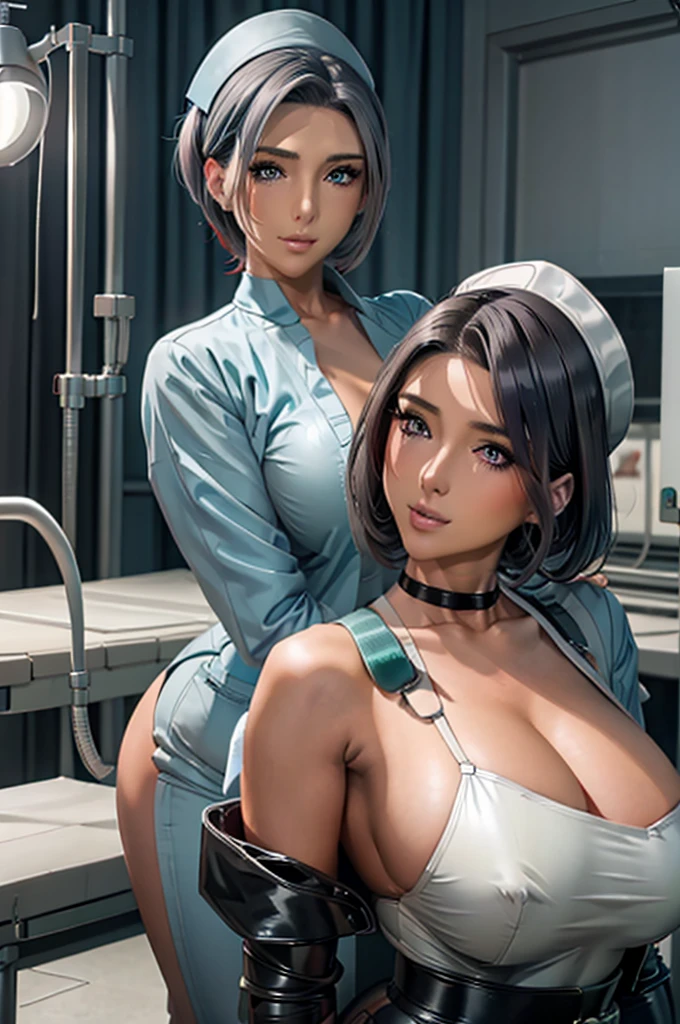 nurse uniform,hospital, latex nurse suit,nurses,busty,elbow gloves,labcoat,grey hair woman,red eyes , gigantic ,medical instruments,asian nurse,two nurses,speculum,examination room,oversize ,big ass ,strap on, lay on table ,legs spreaded,giving birth,gyno chair , dentist,Milf,latex,green uniform,oversize breasts