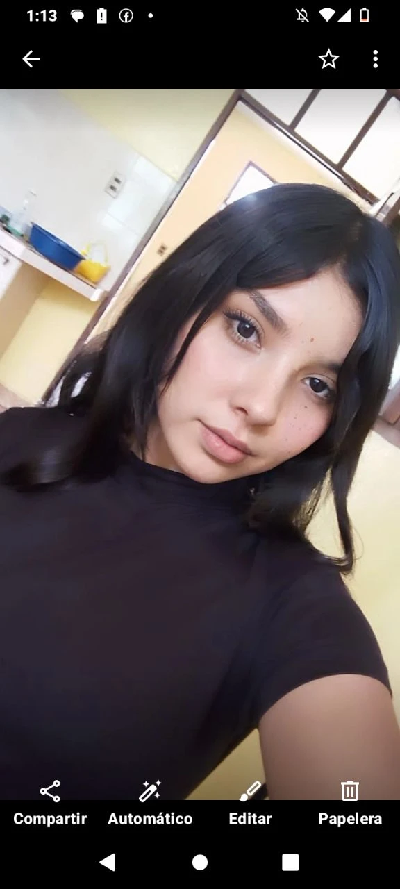 Girl in the city short shoulder-length hair