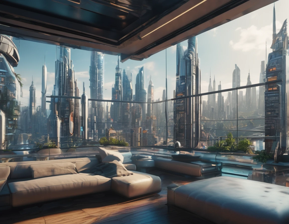 Futuristic city, hyper realistic shot, beautful details, high detail shot, 8K, hyper realism