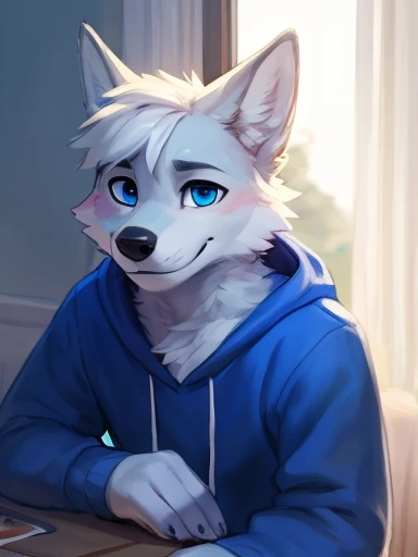 a white anthropomorphic wolf with white spikey hair and blue eyes, blue hoodie and shorts smiling with a white wall digital art , big chest , day, , sensual, detailed, uploaded to e621, beautiful and detailed portrait of an anthropomorphic , (((male))) uploaded to e621, zaush, foxovh, movie lighting, thicc, alone, detailed, 8k res, hires, detailed eyes, good anatomy, good perspective, towards viewer, by bebebebebe, by sicklyhypnos, by gerkk, by orf, nice hands, perfect hands, happy, romantic, ray tracing lighting, rtx on, By Bebebebebe, by SpiritD, by KOBITOWANI, b est quality, masterpiece, perfect anatomy, detai led picture)), 1femboy, , sexy body, fluffy tail, shy, horny, romantic, up close, wearing not a single bit of clothing, huge thighs,a white anthropomorphic wolf with white spikey hair and blue eyes, blue hoodie and shorts smiling with a white wall digital art , big chest , day, , sensual, detailed, uploaded to e621, beautiful and detailed portrait of an anthropomorphic , (((male))) uploaded to e621, zaush, foxovh, movie lighting, thicc, alone, detailed, 8k res, hires, detailed eyes, good anatomy, good perspective, towards viewer, by bebebebebe, by sicklyhypnos, by gerkk, by orf, nice hands, perfect hands, happy, romantic, ray tracing lighting, rtx on, By Bebebebebe, by SpiritD, by KOBITOWANI, b est quality, masterpiece, perfect anatomy, detai led picture)), 1femboy, , sexy body, fluffy tail, shy, horny, romantic, up close, wearing not a single bit of clothing, huge thighs,a white anthropomorphic wolf with white spikey hair and blue eyes, blue hoodie and shorts smiling with a white wall digital art , big chest , day, , sensual, detailed, uploaded to e621, beautiful and detailed portrait of an anthropomorphic , (((male))) uploaded to e621, zaush, foxovh, movie lighting, thicc, alone, detailed, 8k res, hires, detailed eyes, good anatomy, good perspective, towards viewer, by bebebebebe, by sicklyhypnos, by gerkk, by orf, nice hands, perfect hands, happy, romant