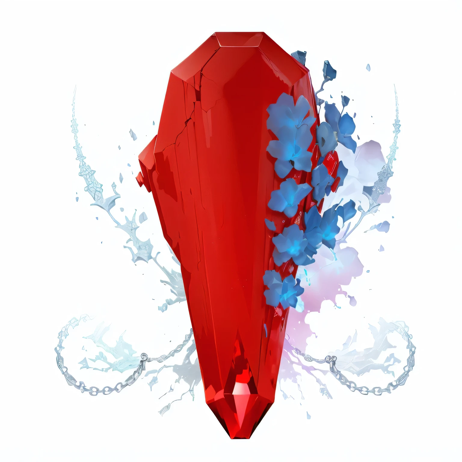 Red Gem,shine,Strength,Bone