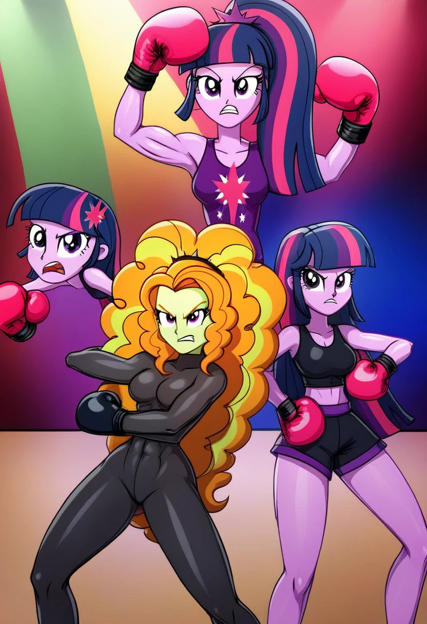 Eqg angry Twilight sparkle bodystocking boxing . Adagio 