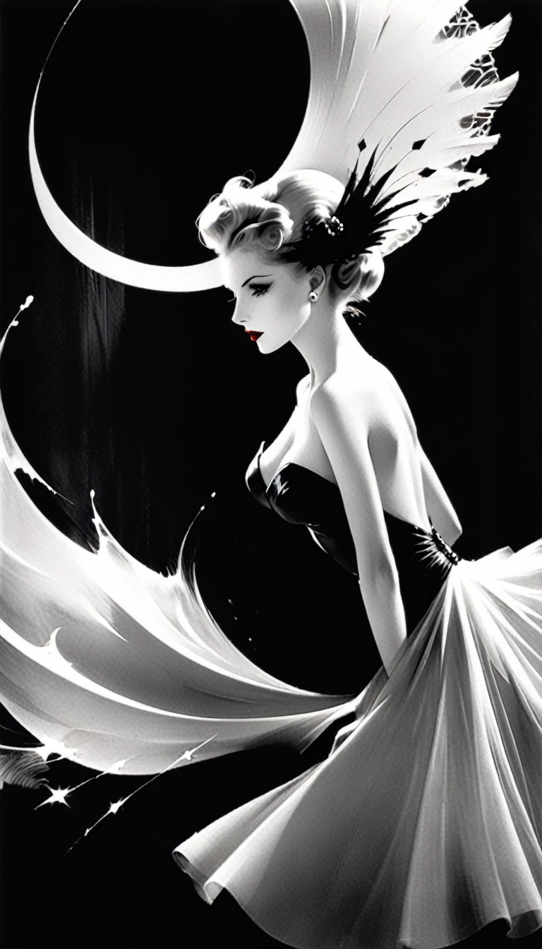 (Lillian Bassman Style:1.8),(Mysterious landscape),There is a lot of suspense,fantasy,dark,Dark,atmosphere,Dark (Magical stone showing modern technology model),Put the audience into a state of numbness and indifference,(Future Technology Dangerous fantasy Ferocious beasts:1.6),Miracle Stone,(Future Technology:1.3),(Red Crimson Palette:1.5),