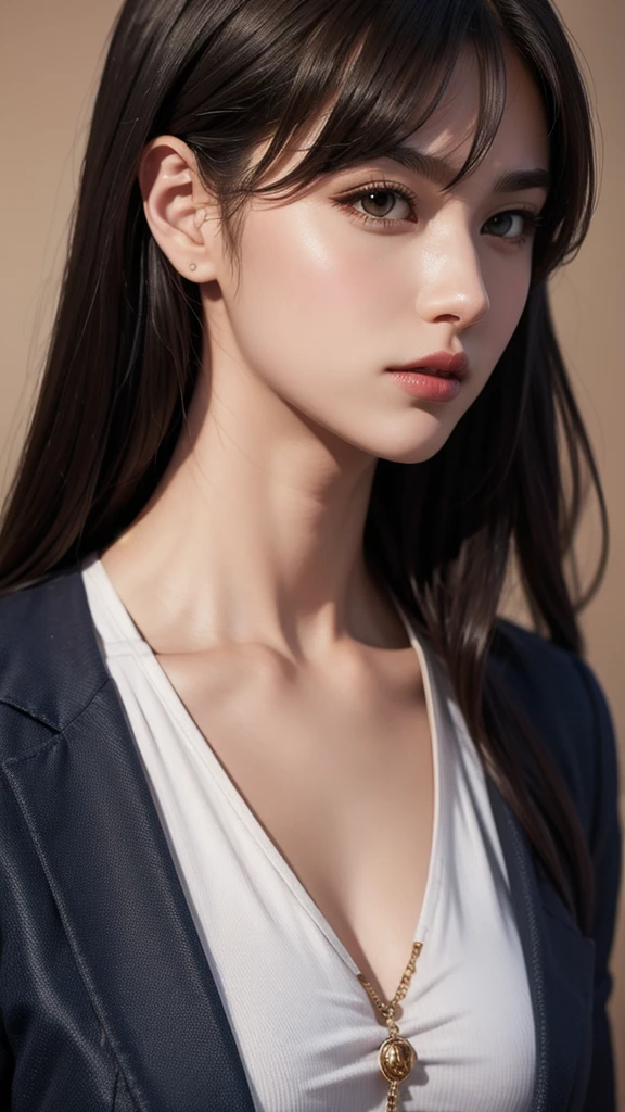 (masterpiece, best quality:1.2), solo, Outstanding profile picture, masterpiece, drawn very accurately, beautifu androi 18, reliable guy, world savior, simple design, best image, 8K, beautiful eyes.