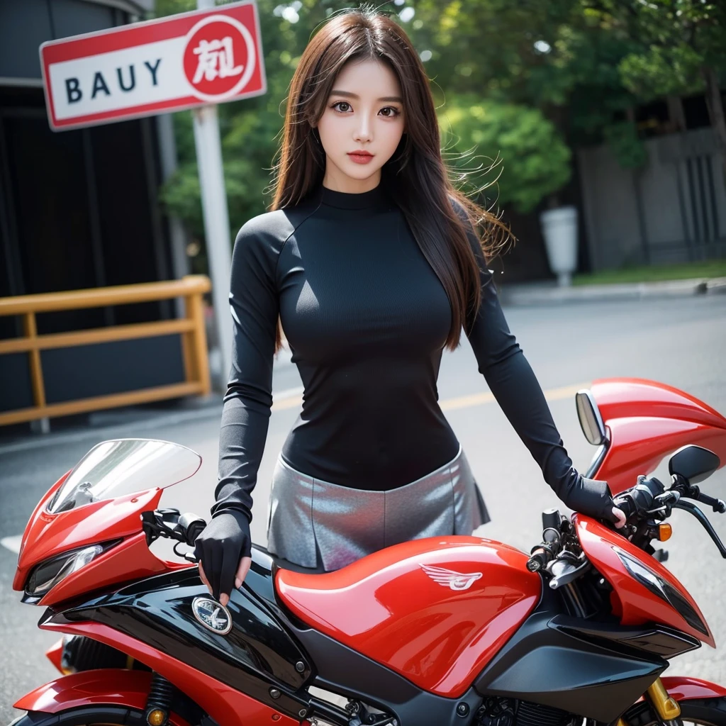 Beauty、Beautyライダー、beautiful girl、Beauty、Female Pabiker、Motorcycle rider suit、beauty、Beautiful woman、Handsome woman、mini skirt、Fancy bodysuits、Colorful rider suits、Riding on motorcycle、Sexy pose、Rider suits with company logos、Colorful rider suits