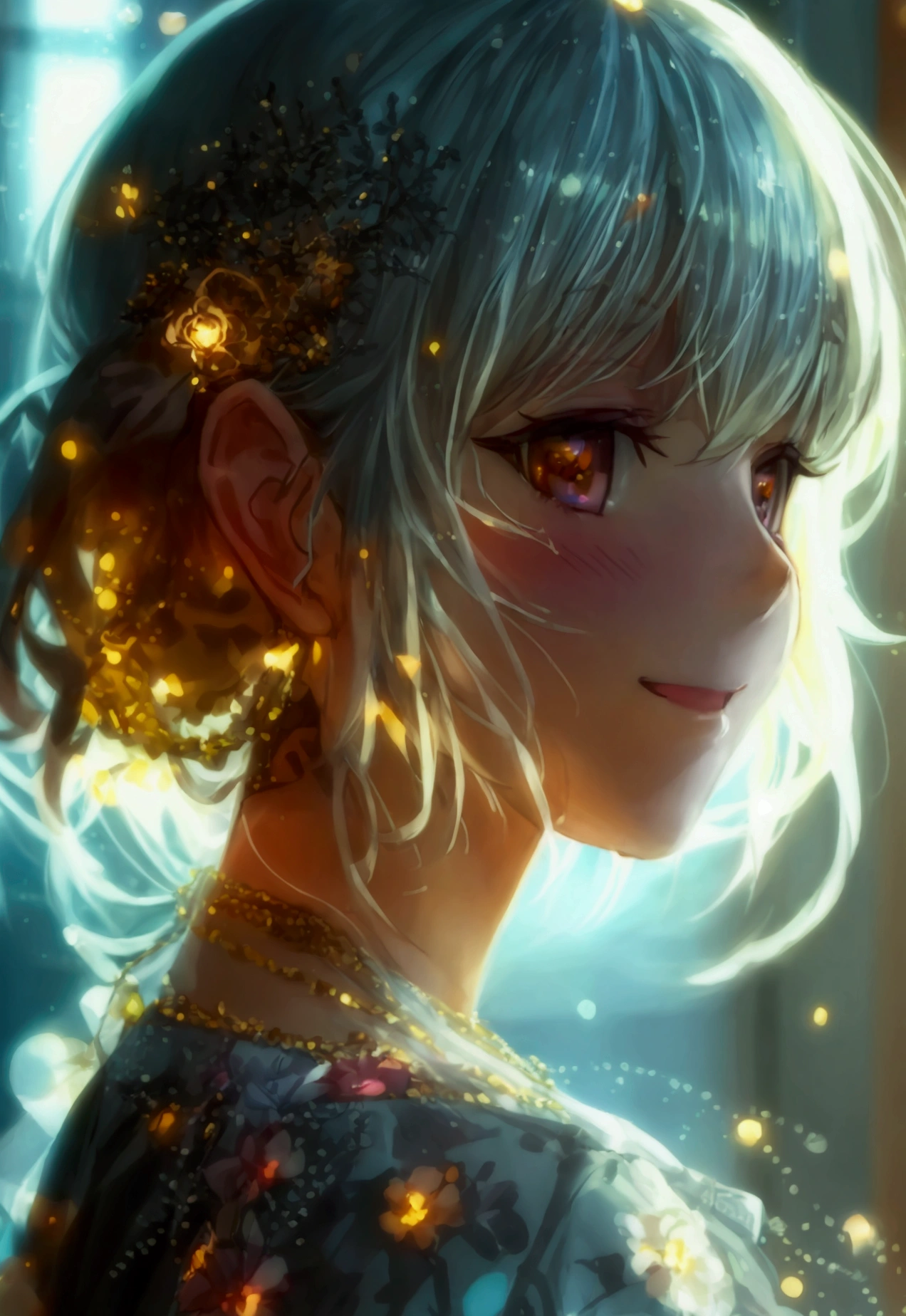 Beautiful 2D girls,Yuitsuki Yukari,smile