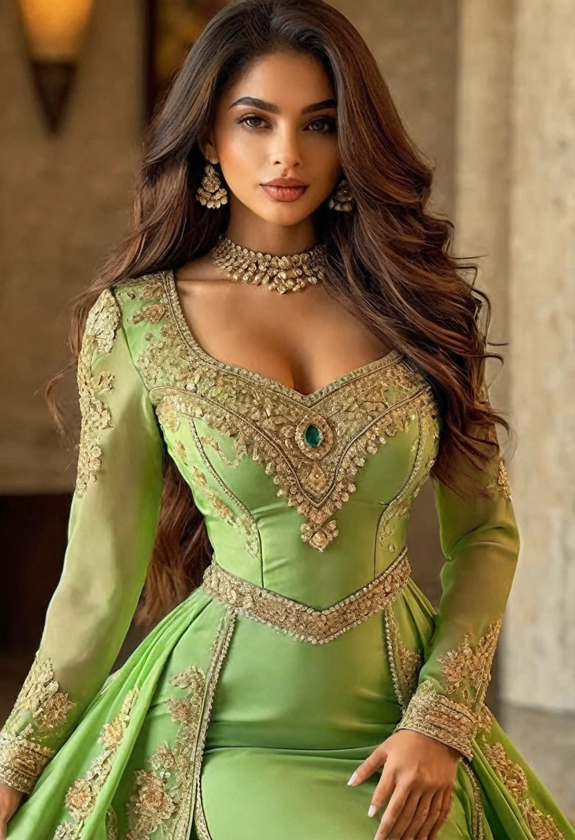 (best high quality:1.5), art work, (8k), extremely detailed, (High details:1.4), Solo, Brazilian female with 24 years old, (dress),