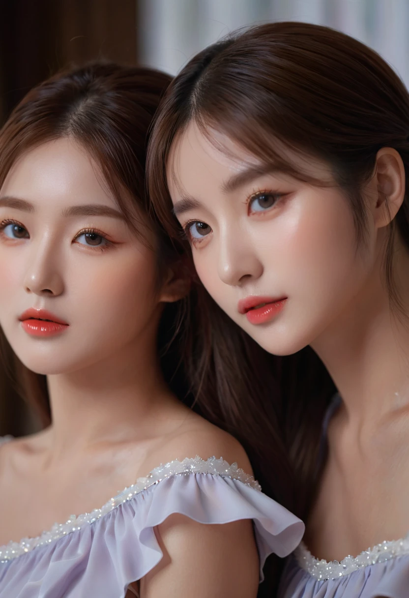 A detailed, high-quality Stable Diffusion prompt for the given topic would be:
two girls, roromiya, ririchiyo, ascot, (best quality,4k,8k,highres,masterpiece:1.2),ultra-detailed,(realistic,photorealistic,photo-realistic:1.37),extremely detailed eyes and face,longeyelashes,beautiful detailed eyes,beautiful detailed lips,beautiful dress,intricate details,cinematic lighting,vibrant colors,dramatic lighting,fantasy,digital art