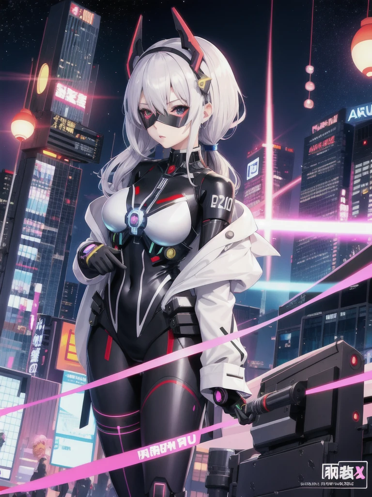 Anime girl in futuristic costume wearing high tech black eye mask, Perfect robot girl, best anime 4k konachan wallpaper, From the Azur Lane video game, perfect Anime Robot woman, Anime Robot, Cute girl, Cyberpunk anime girl mecha, Azur route style, Anime Cyberpunk Art, beautiful girl, Girl in mecha network armor, Actress