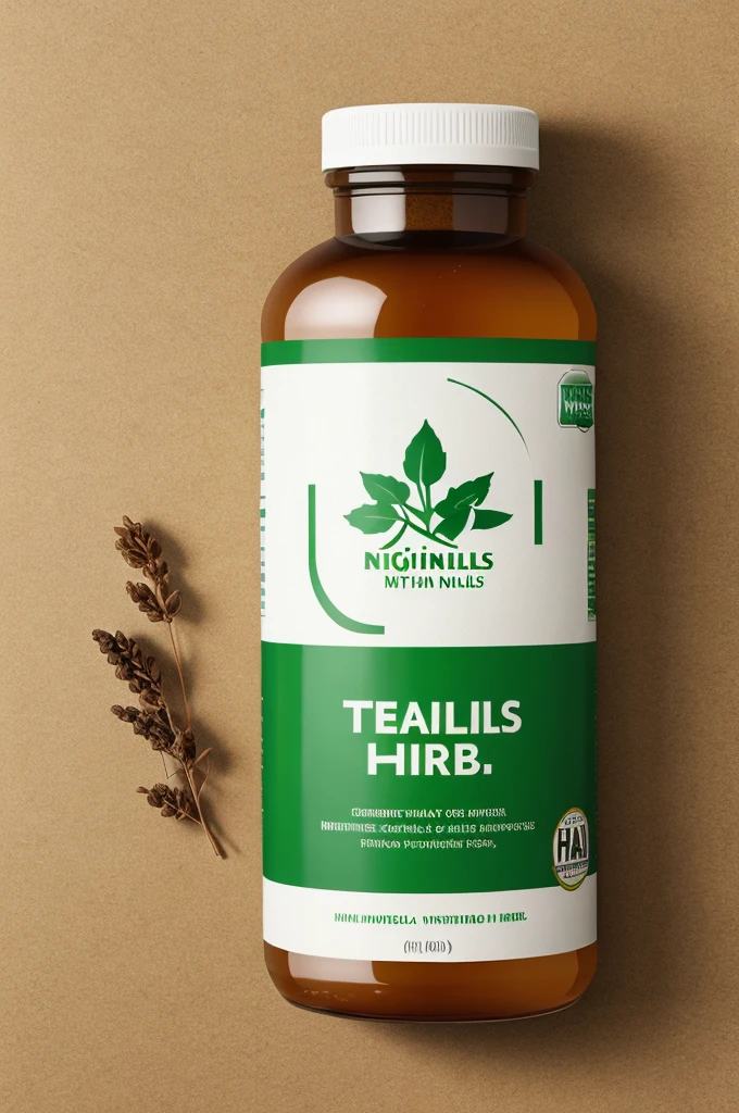 Create a logo with brand name niyani naturals. It is a herbal health drink company
