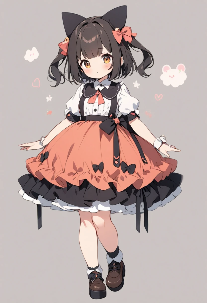 Full body cute girl