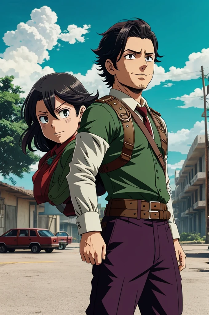 Lord of the skies from the narcos Mexico series in anime version My hero academia