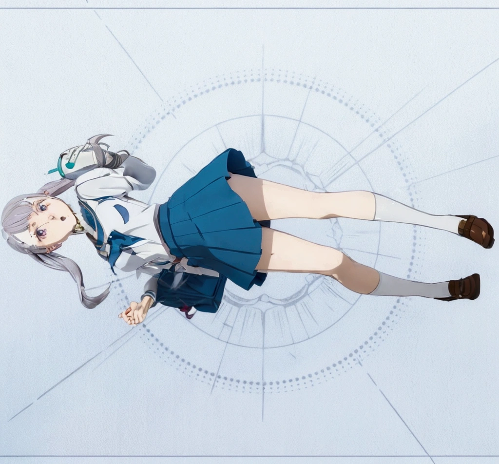 anime girl in a blue dress and a white shirt is flying, kantai collection style, the anime girl is running, anime girl walking on water, art of kirokaze pixel, kirokaze, official character art, best anime 4k konachan wallpaper, cushart krenz key art feminine, female action anime girl, in style of kyoto animation