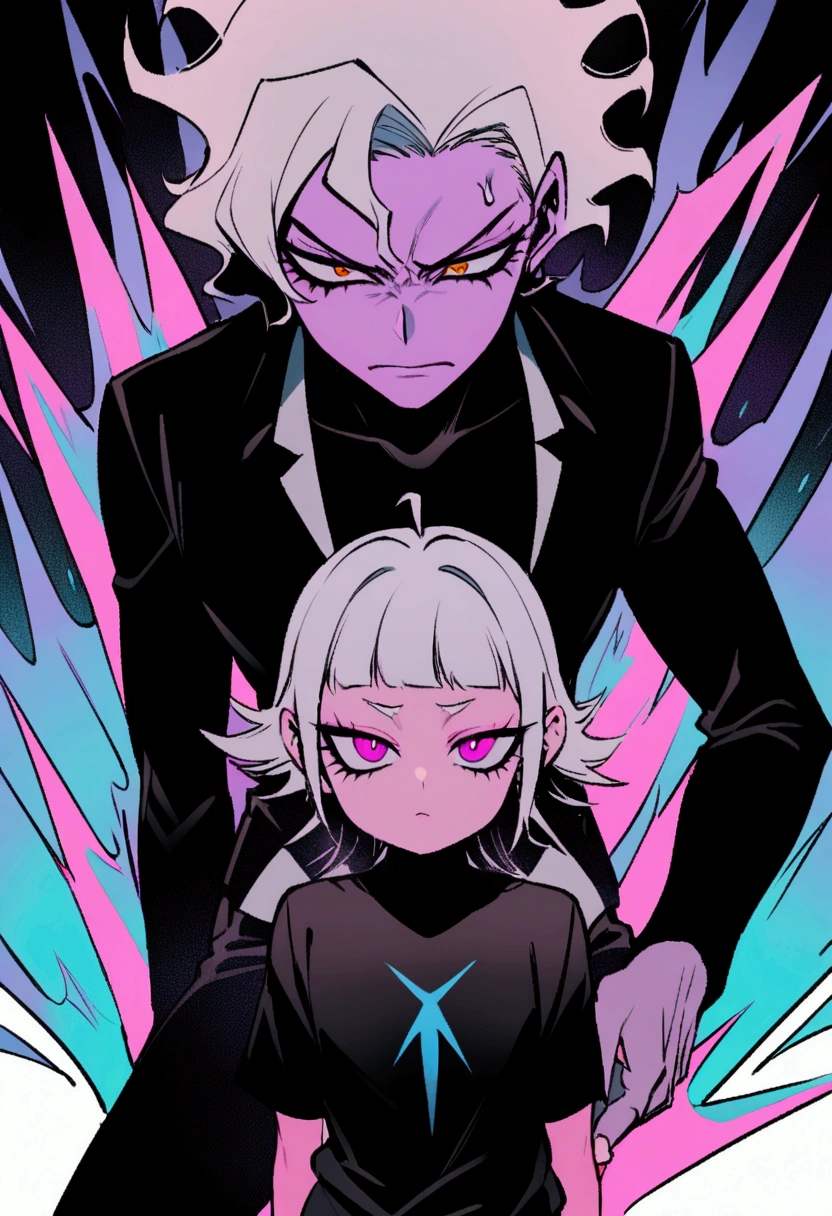 Akira Fudo, Devilman Crybaby, Male, with black clothes