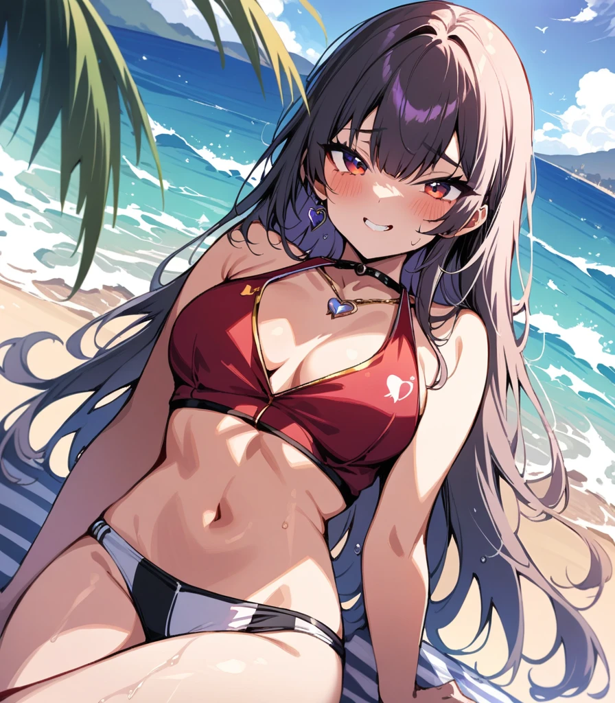 (masterpiece, Highest quality, so beautiful, Absurd, so beautiful, Super detailed, One girl, Houshou Marine \(summer\), Hololive