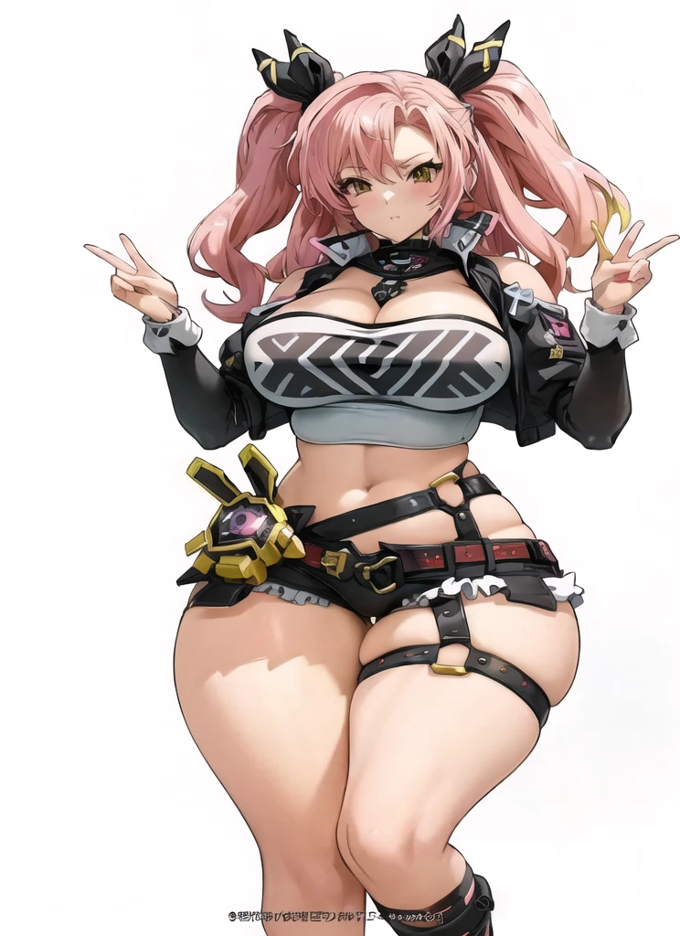 a cartoon picture of a woman with pink hair and horns, seductive anime girl, oppai cyberpunk, biomechanical oppai, bunny girl, inspired by Masamune Shirow, rogue anime girl, anya from spy x family, thicc, detailed anime character art, anime character, female anime character, cutesexyrobutts, anime character art, guilty gear art style