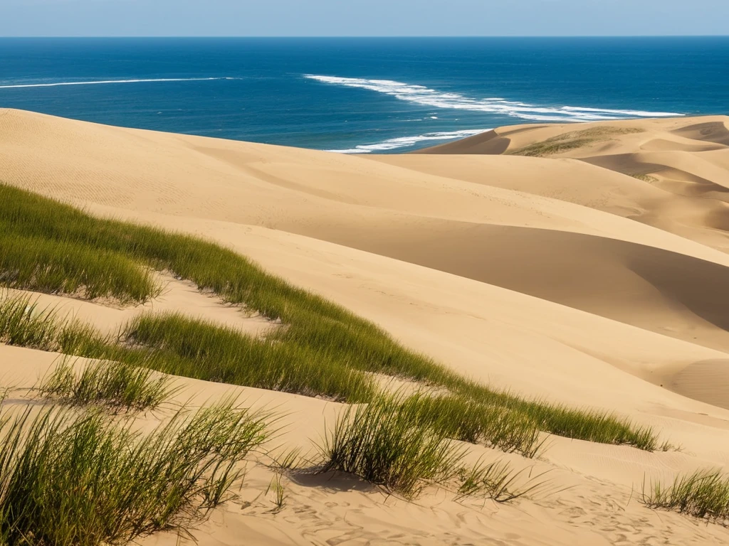 Sand dunes on the outterbanks of North Carolina.